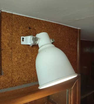 Foco Pared/Pinza Ikea Hektar Vintage Blanco