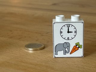 Bloque Lego Duplo Elefante y Zanahorias