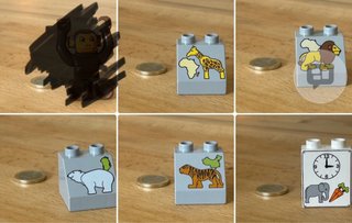 Blocco Lego Duplo Elefante e Carote
