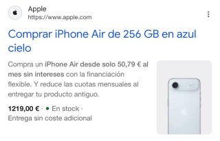 IPHONE AIR 256GB//BAT97%//GARANTÍA!!CAMBIO!!!