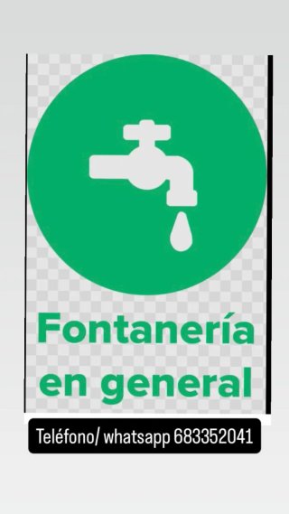 Fontanero   Teléfono/WhatsApp 683352041