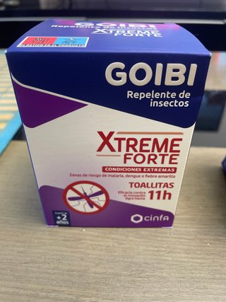Goibi Xtreme Forte Toallitas Repelente Insectos