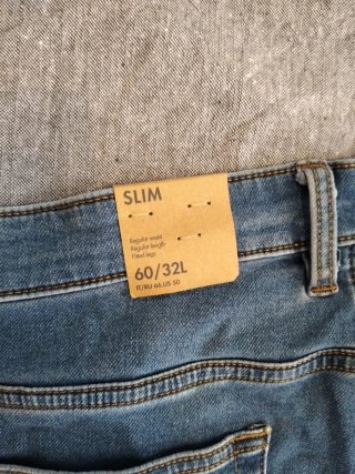 Pantalón vaquero hombre Slim 48/58