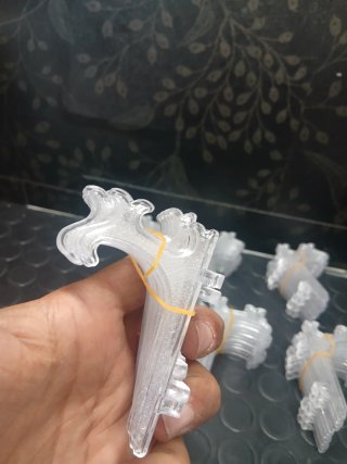 Porta etichette trasparenti