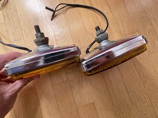 Faros Antiniebla Cibie Clásicos Amarillos