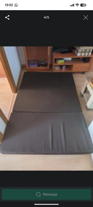 Colchón plegable para camper 180x120x10