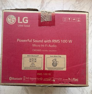 LG CM2460 Microcadena Hi-Fi 100W Bluetooth USB