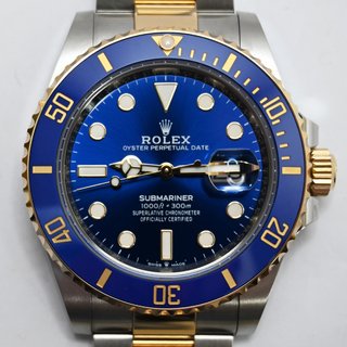 Rolex Submariner Date Acero/Oro Azul 41mm