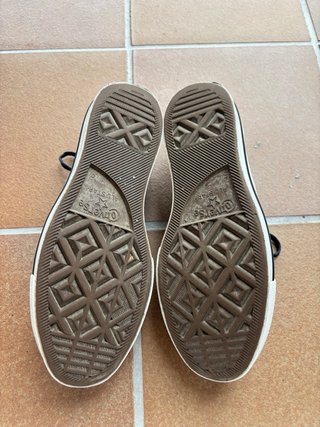 Converse Plataforma Negra Talla 38