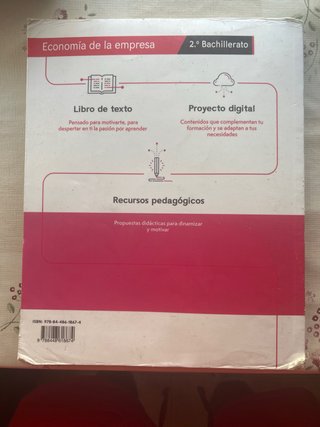 Economía de la empresa 2º Bachillerato