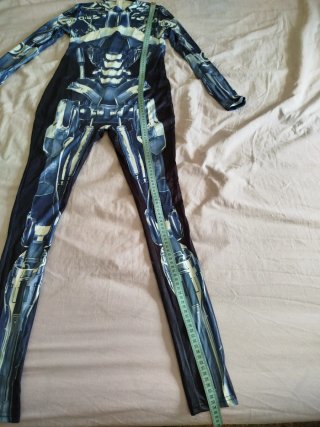 Disfraz esqueleto estampado robot Talla s a m