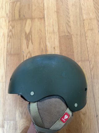 Casco snowboard Red