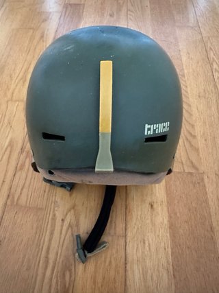 Casco snowboard Red