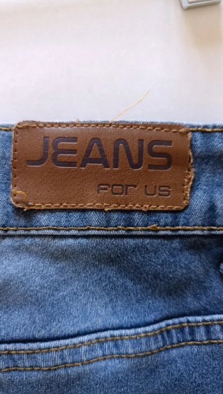 Pantalón vaquero elástico azul