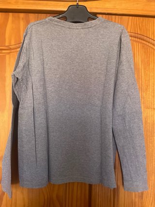 Camiseta Fila Manga Larga Gris Talla S