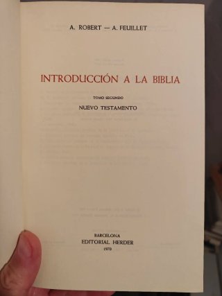 Introducción a la Biblia (Tomos I y II) - Herder