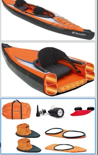 Kayak hinchable Sevylor Pointer K2
