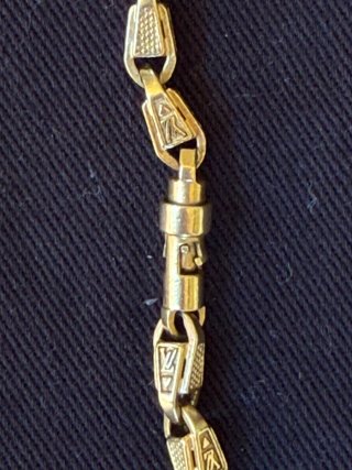 Louis Vuitton Cadena de oro 14k (ley 585) 70 cm -