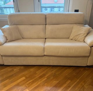 Divano letto matrimoniale + copriseduta