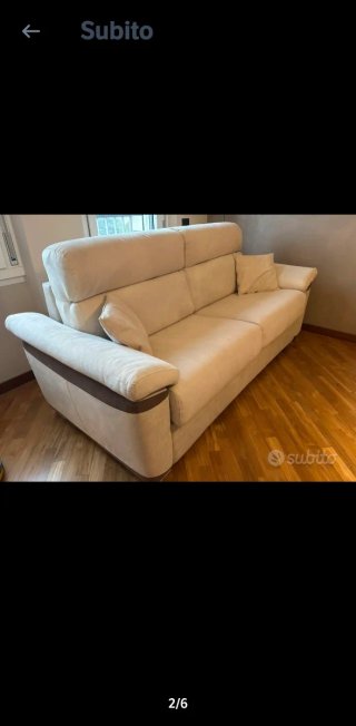 Divano letto matrimoniale + copriseduta