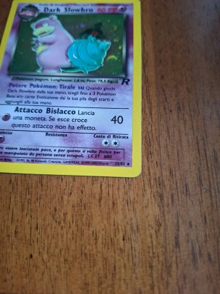 Dark Slowbro 12/82 Team Rocket Carta Pokémon