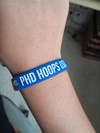 Pulsera PHD HOOPS USA azul