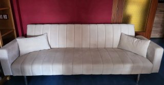 Sofá Cama 3 Plazas Beige