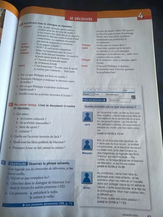 Libro Francés 1 Bachillerato Nouvelle Generation