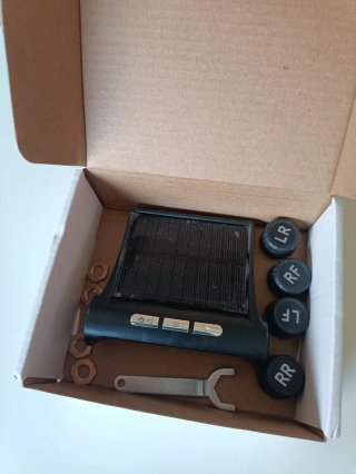Sistema TPMS Solar, presión de neumáticos coche
