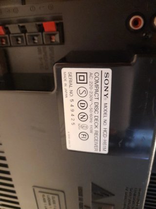Equipo Hi-Fi Sony MHC-610