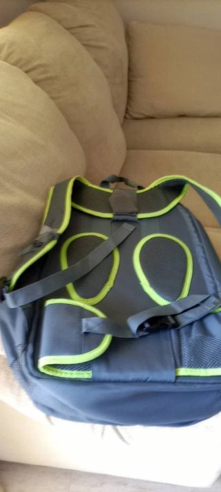 Mochila TOP MOVE gris y verde