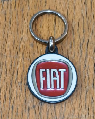 Llavero FIAT Vintage Metal Esmaltado