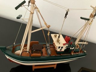 Maqueta Barco Pesquero Madera