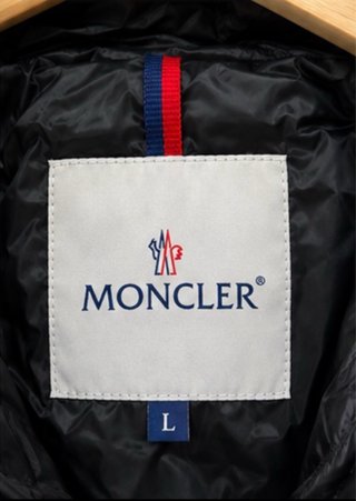 Chaqueta Moncler Violier Spider-Man FW22 Negra