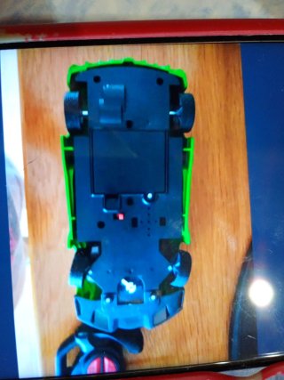 Coche teledirigido verde Hulk
