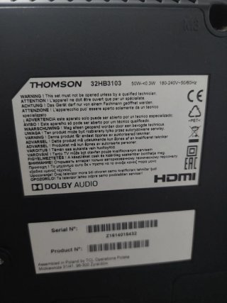 TV Thomson 32 HD