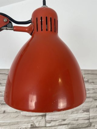 Lampada Luxo Naska Loris Rosso Vintage Metallo