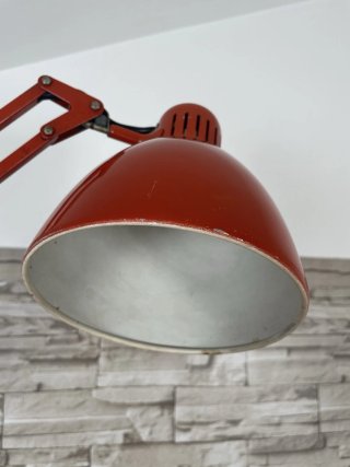 Lampada Luxo Naska Loris Rosso Vintage Metallo
