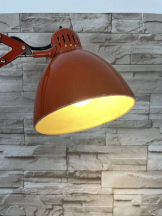 Lampada Luxo Naska Loris Rosso Vintage Metallo