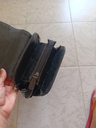Mochila negra vintage