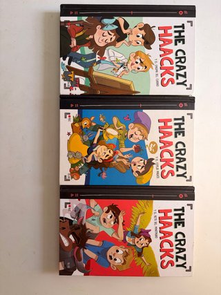 Libros The Crazy Haacks 4, 5 y 6