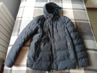 Anorak negro adolescente
