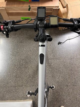 Bicicleta Gravel Eléctrica Gris MMR X bets