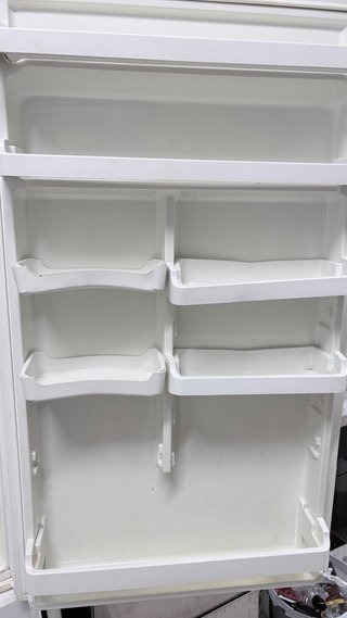 Nevera blanca con congelador