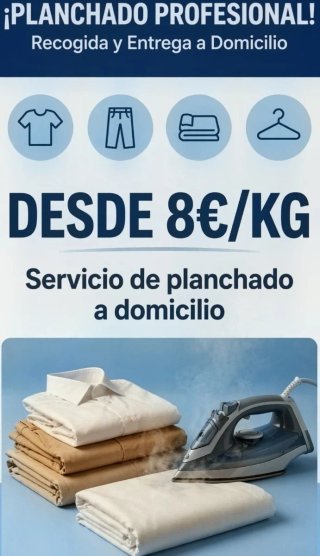 Servicio de Planchado Profesional a Domicilio