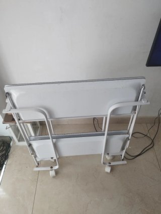 Carrito camarera blanco 2 bandejas