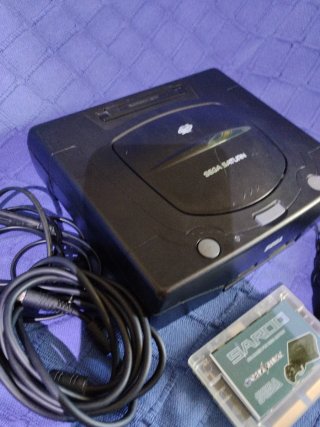 Consola Sega Saturn + SAROO opcional