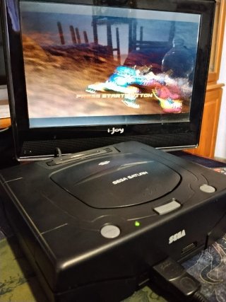 Consola Sega Saturn + SAROO opcional