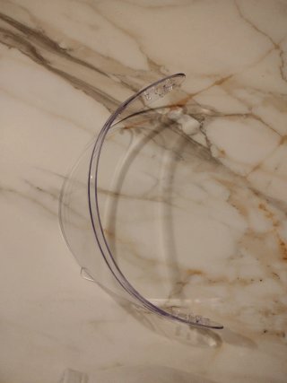 Visera Casco Moto Transparente