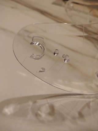 Visera Casco Moto Transparente